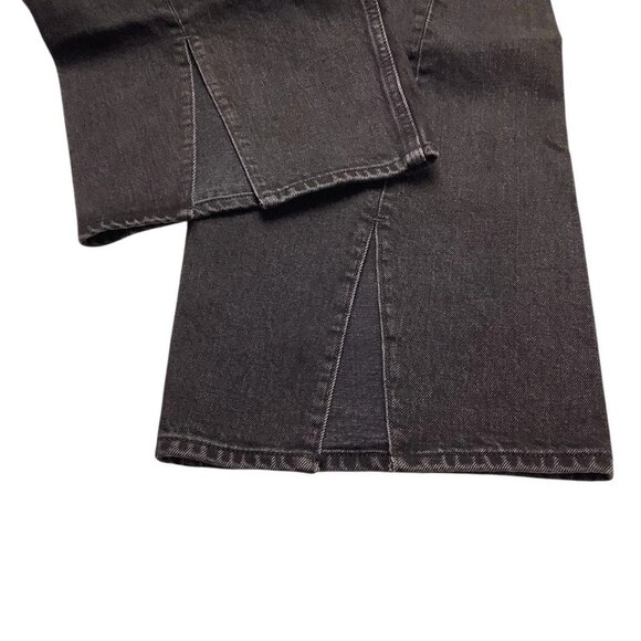 NWT Abercrombie Fitch The 90s Relaxed Jeans High Rise Front Slit Womens 34/18R - Picture 7 of 9